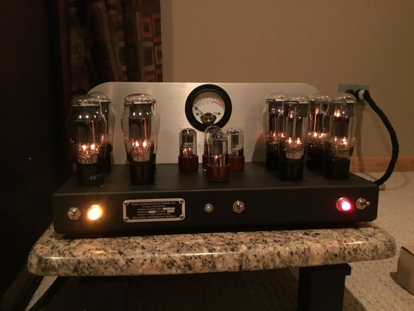 Atma-Sphere M-60 Mk 3 Rev 1 Mono Amps - Excellent cond - Extra tubes - see pics