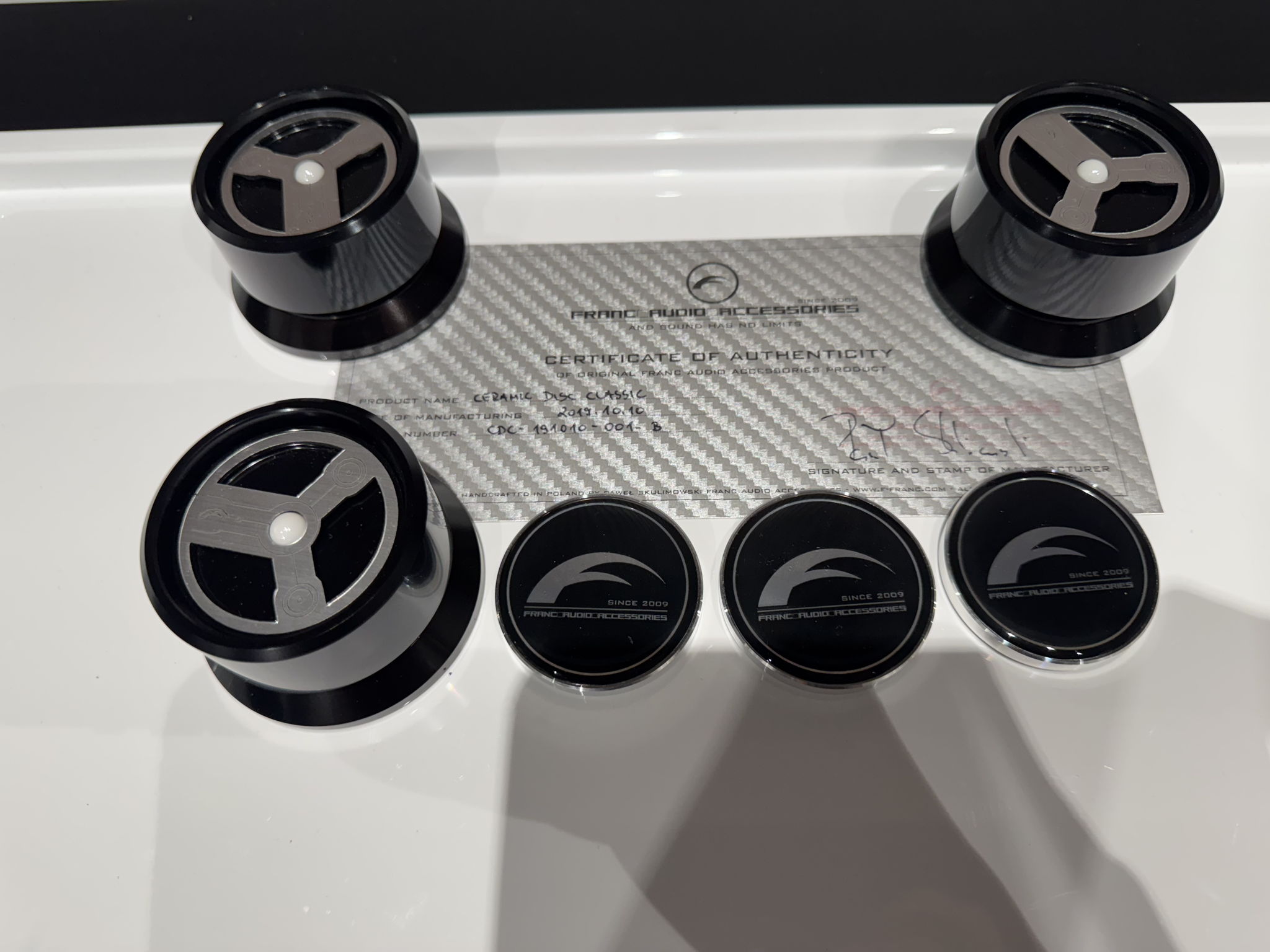 Franc Audio Accessories Ceramic Disc Classic Set of 3 2