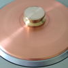 Rare Audio UNION disc stabilizer on Micro Seiki CU-500 copper mat.