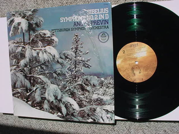 Sibelius symphony no.2 in D LP RECORD Andre Previn  ANG...