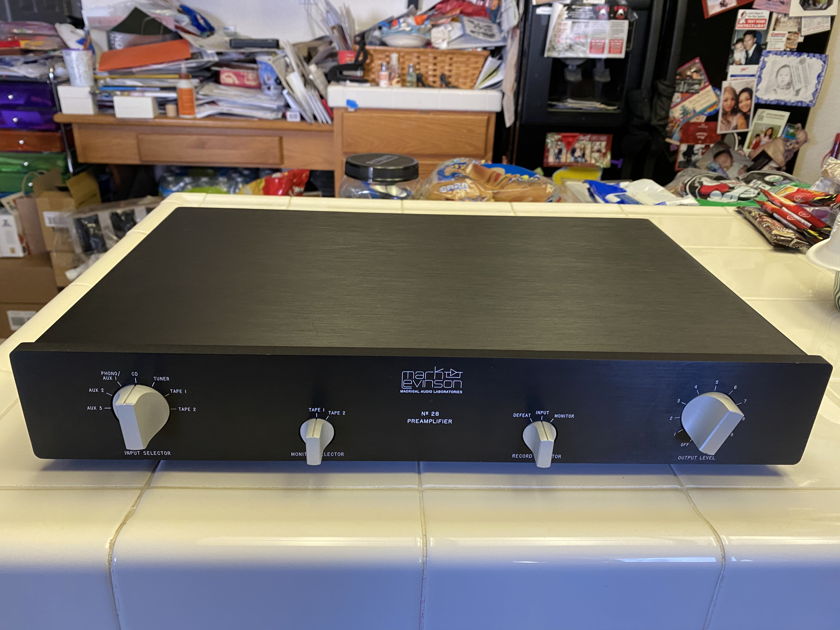 Mark Levinson No 28 preamp/phono original owner excellent cosmetic condition ( “ sold as is “ ) parts only
