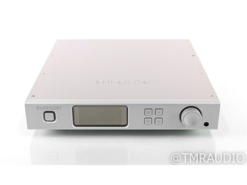 Aurender A100 Network Streamer; Silver; Remote; 4TB; Upgraded Aluminum Remote (27529)