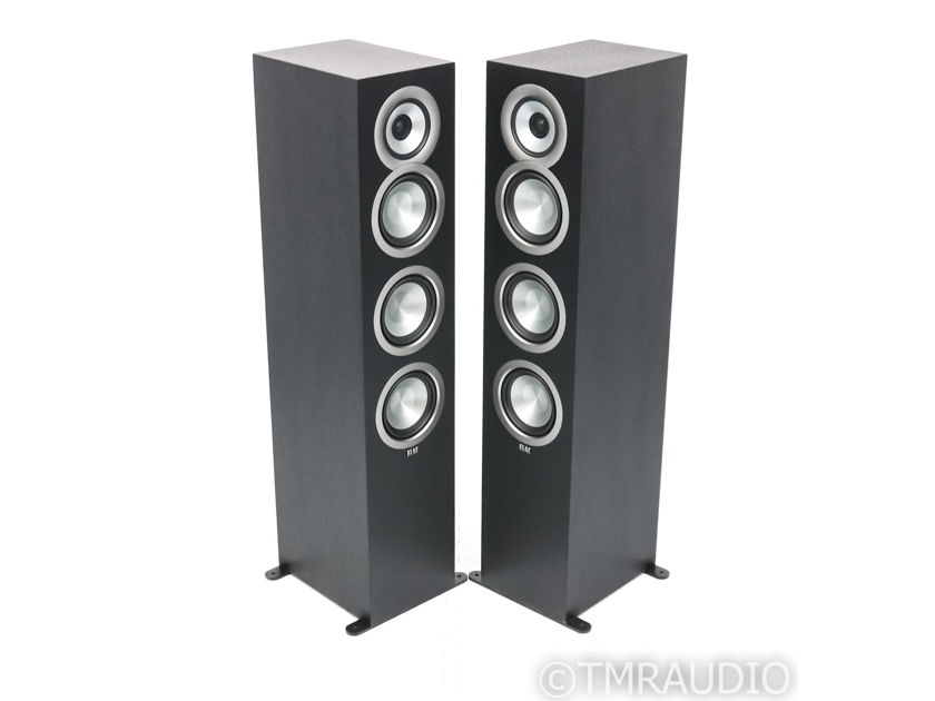 Elac Uni-Fi UF51 Floorstanding Speakers; UF-5; Black Pair (28745)