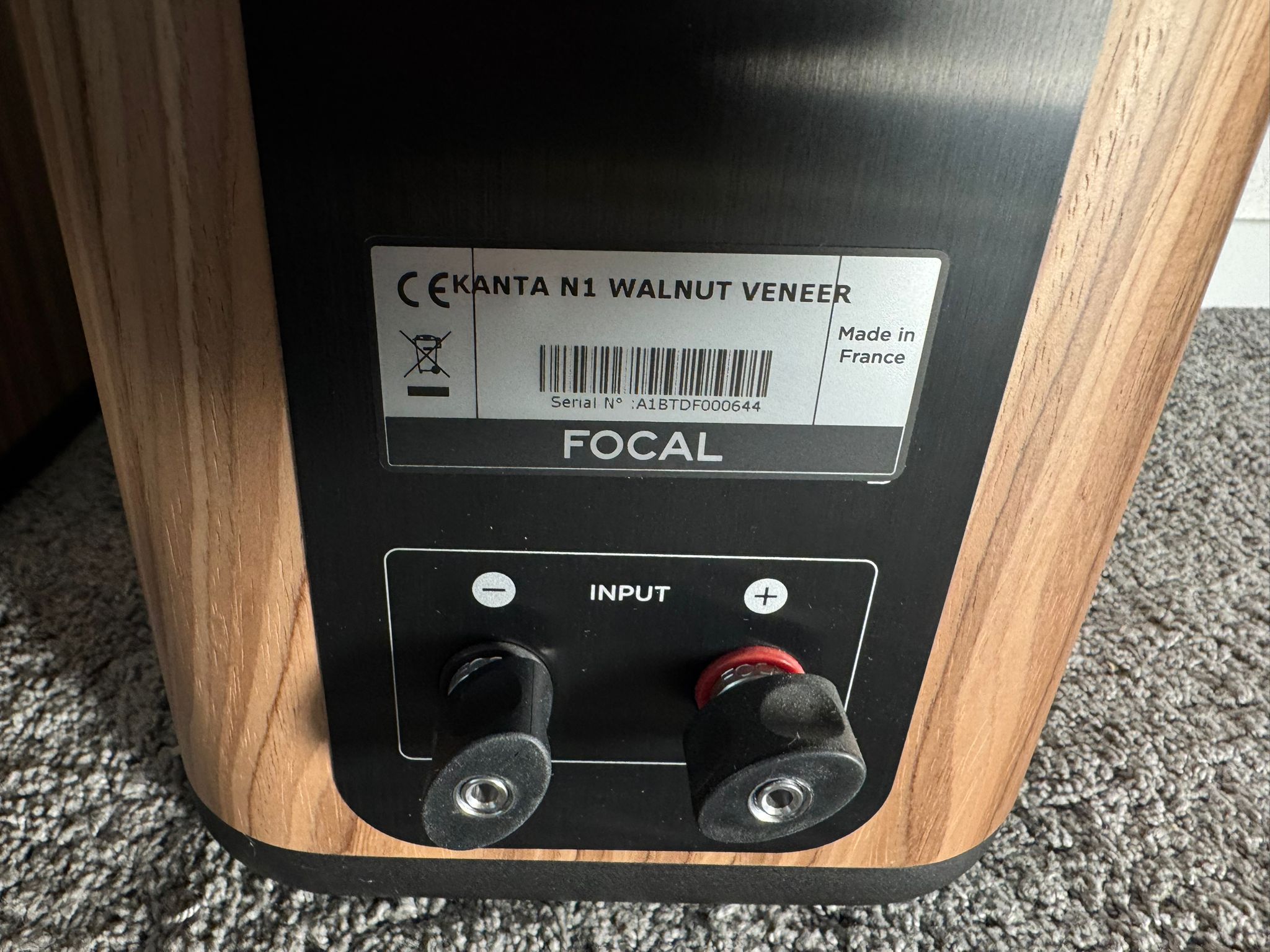 Focal Kanta no. 1 speakers in walnut-grey with stands f... 4