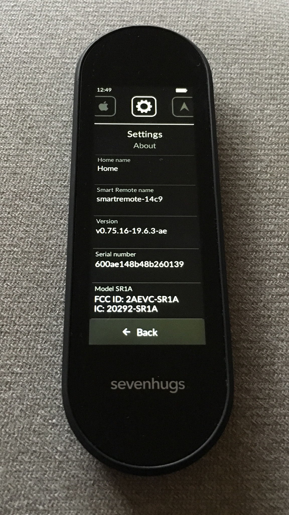 Seven Hugs Smart Remote