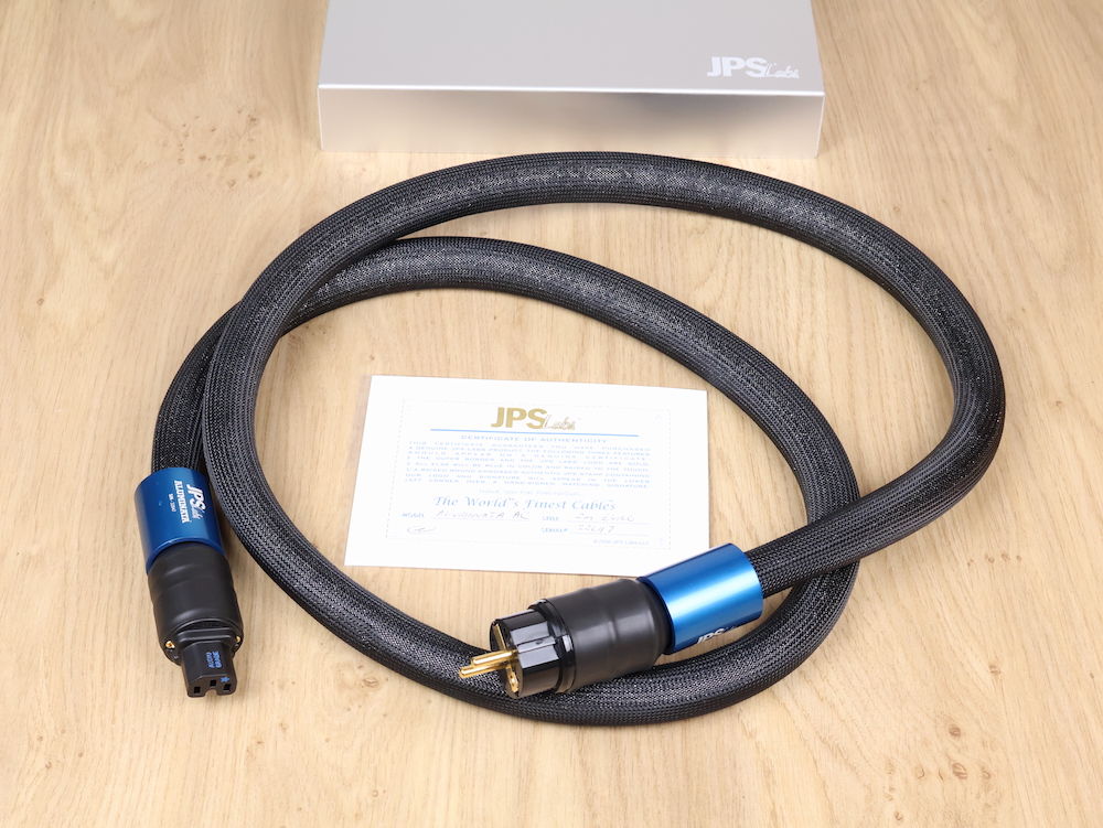 JPS Labs Aluminata highend audio power cable 2,0 metre NEW