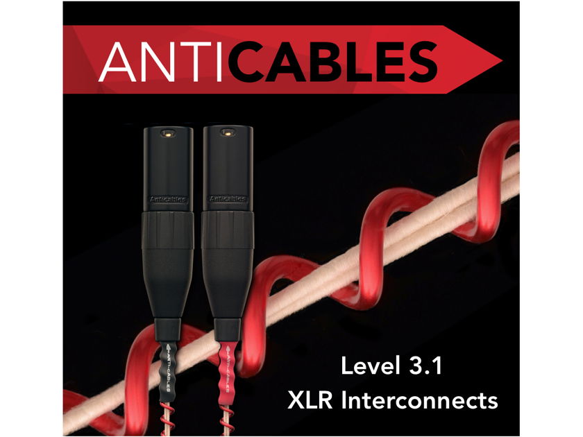 ANTICABLES Level 3.1 Reference Series Analog XLR Balanced Interconnects