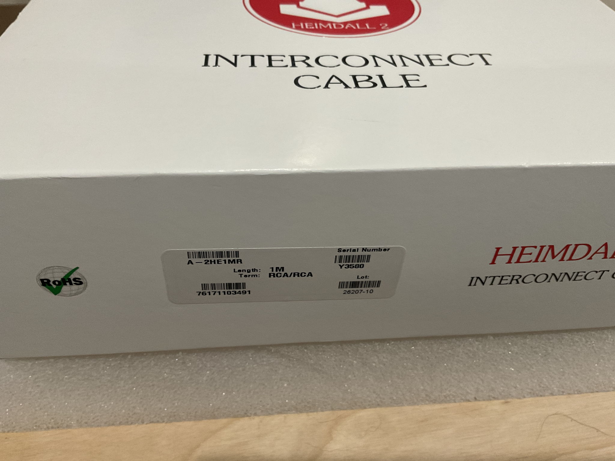 Nordost Heimdall 2 Interconnect 1M 5