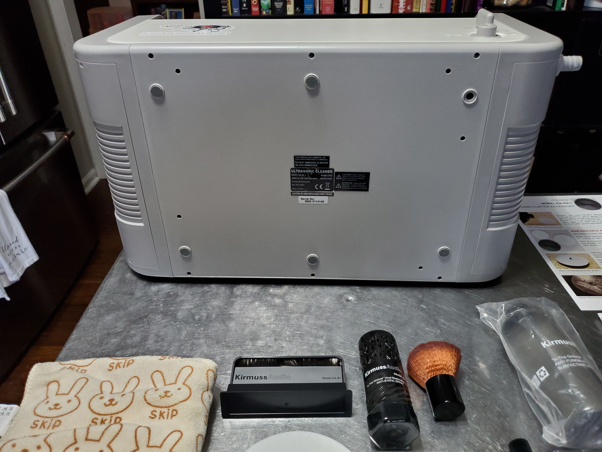 Kirmuss Audio KA-RC-1 Ultrasonic Record Cleaner 9