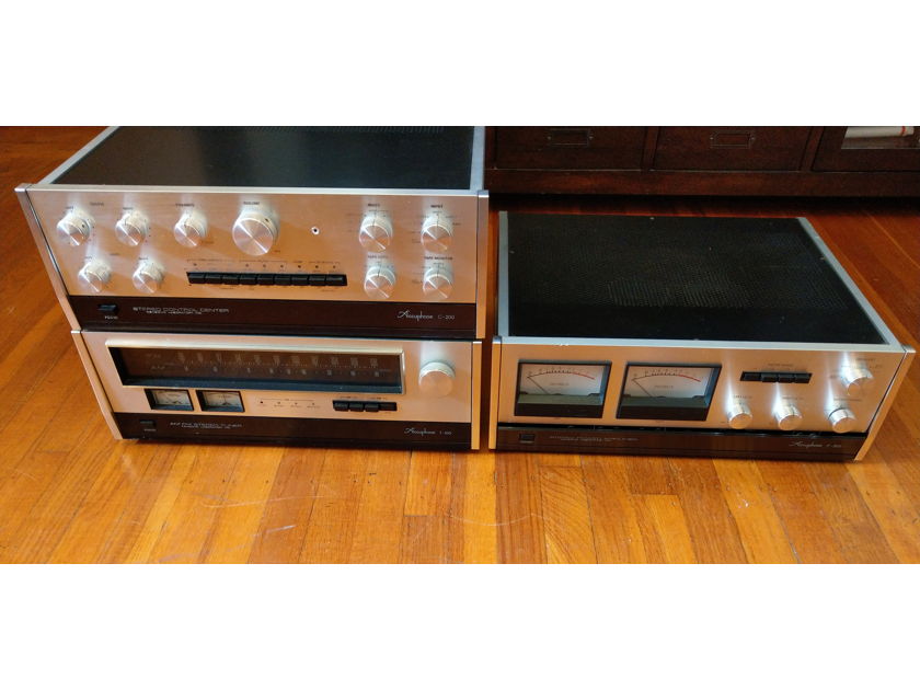 Accuphase T100, C200, P300 Complete Set, or Separately