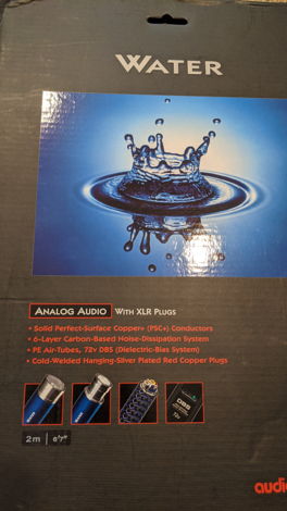 AudioQuest Water xlr to xlr 2m pair