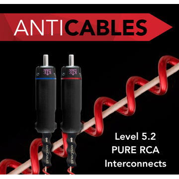 ANTICABLES Level 5.2 PURE Reference RCA Analog Intercon...
