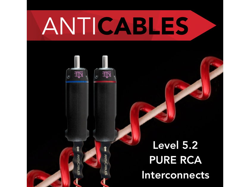 ANTICABLES Level 5.2 PURE Reference RCA Analog Interconnects
