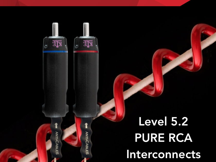 ANTICABLES Level 5.2 PURE Reference RCA Analog Interconnects