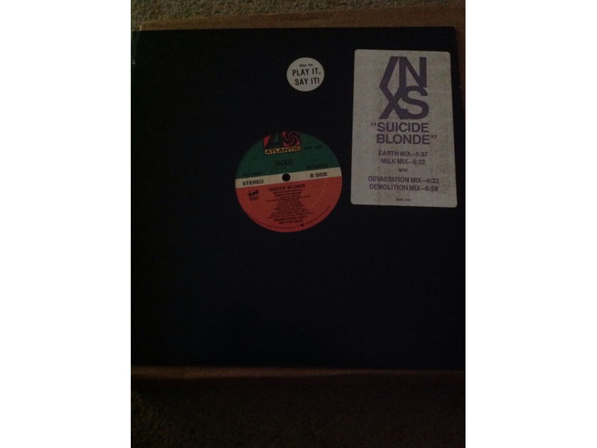 Inxs - Suicide Blonde  Atlantic Records 12 Inch Vinyl  EP Promo (4 versions) NM