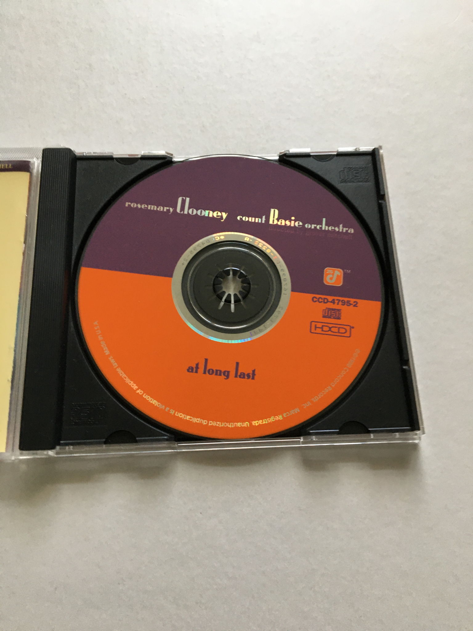 Rosemary Clooney Count Basie orchestra  At long last cd... 4