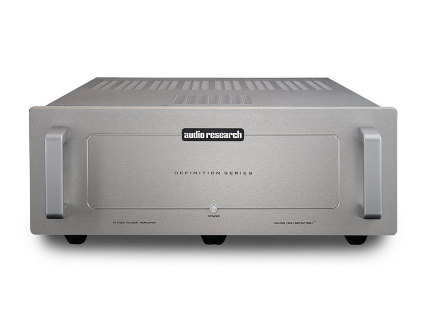 AUDIO RESEARCH DS450 Stereo Power Amp (Silver): Mint Trade-In; 1 Yr. Warranty; 62% Off; Free Shipping