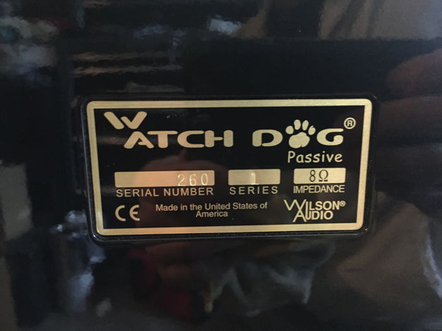 Wilson Audio Watchdog  passive subwoofer black Mint cus...