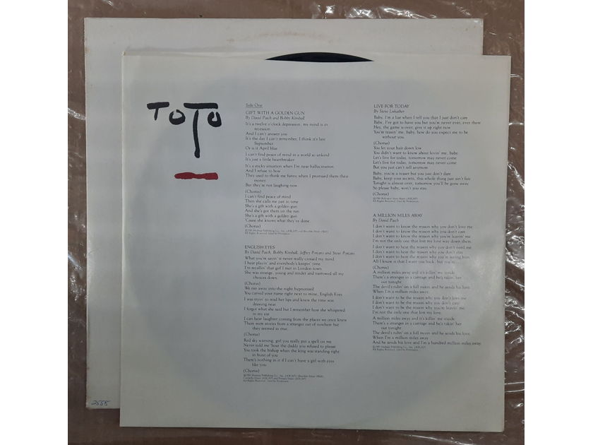 Toto – Turn Back 1981 NM ORIGINAL VINYL LP Columbia FC 36813