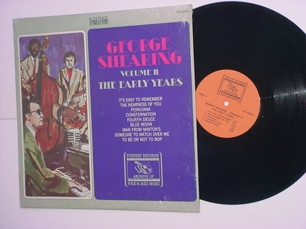 jazz George Shearing volume II LP RECORD The Early Year...