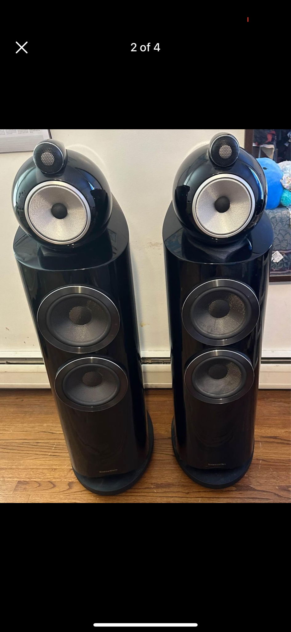 B&W 803 D3 BLACK SPEAKERS MINT CONDITION!!! 2