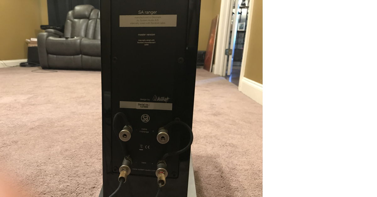 System Audio Ranger Masters For Sale Audiogon