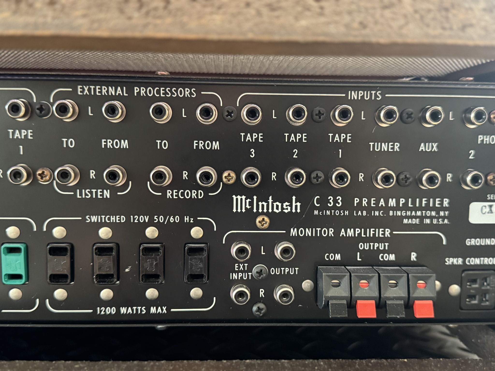 McIntosh MC-2105 AND C33 Preamp! FULLY RESTORED with 1 ... 10