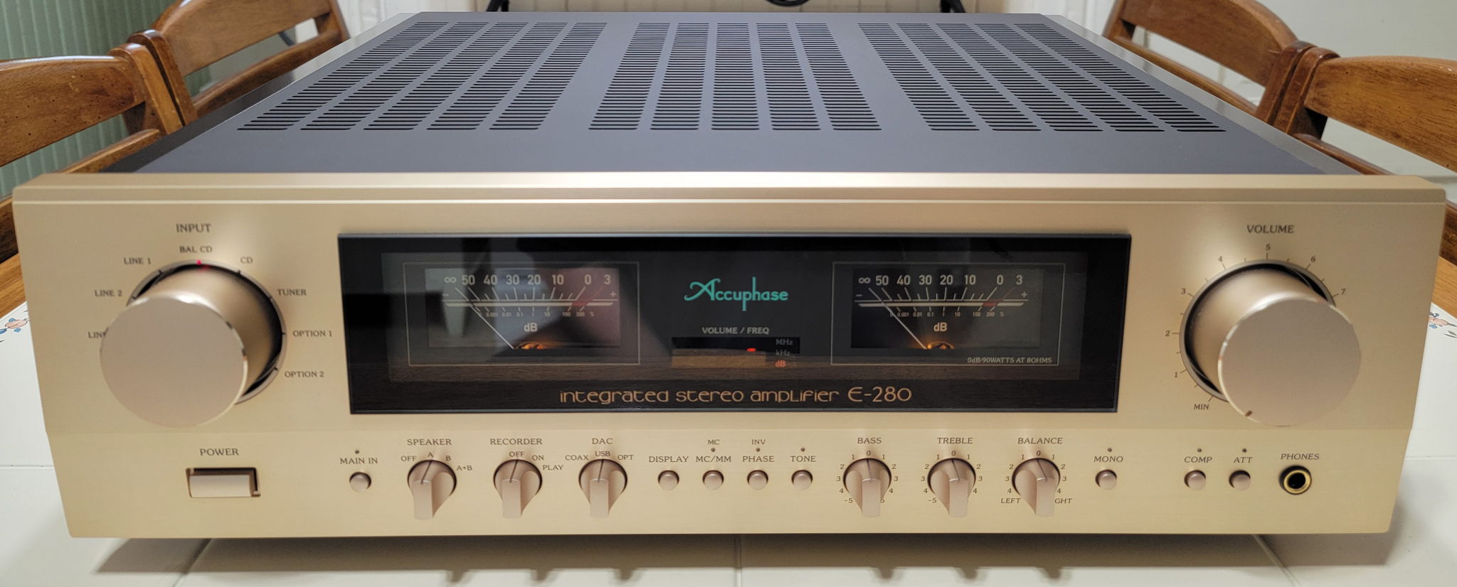 Accuphase E-280 with 2 DAC-60 cards 2