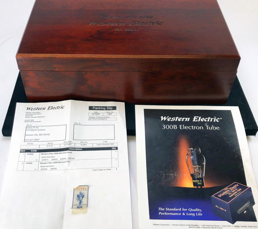 Western Electric No. 300-B Re-Issue NOS Tubes - NEW Mat...