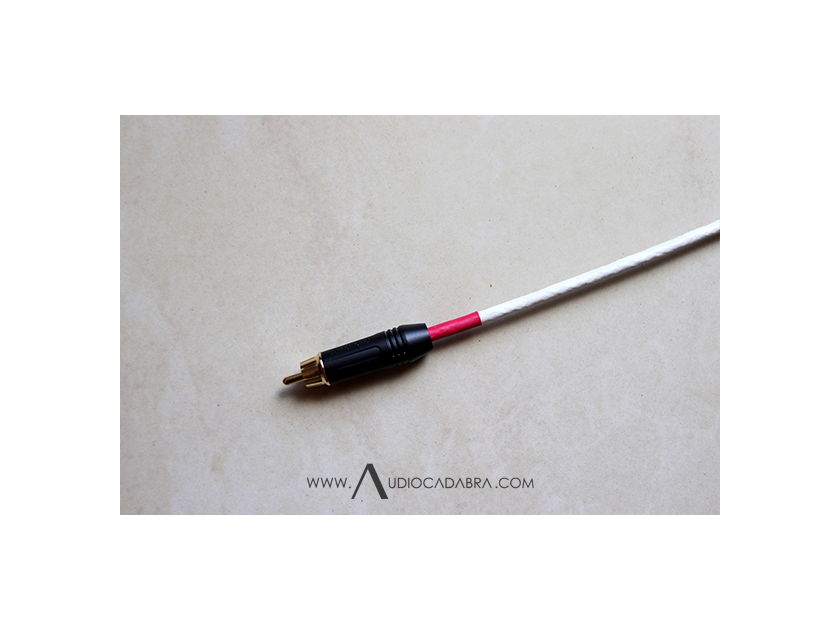 Audiocadabra Ultimus4™ Solid-Silver Double-Shielded Coaxial Cables (Stay At Home Sale!)