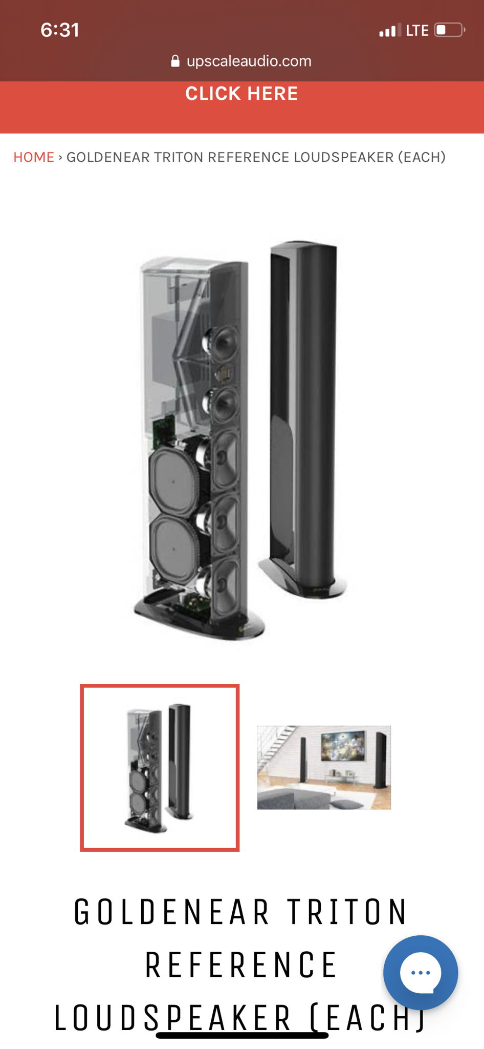 goldenear triton reference for sale