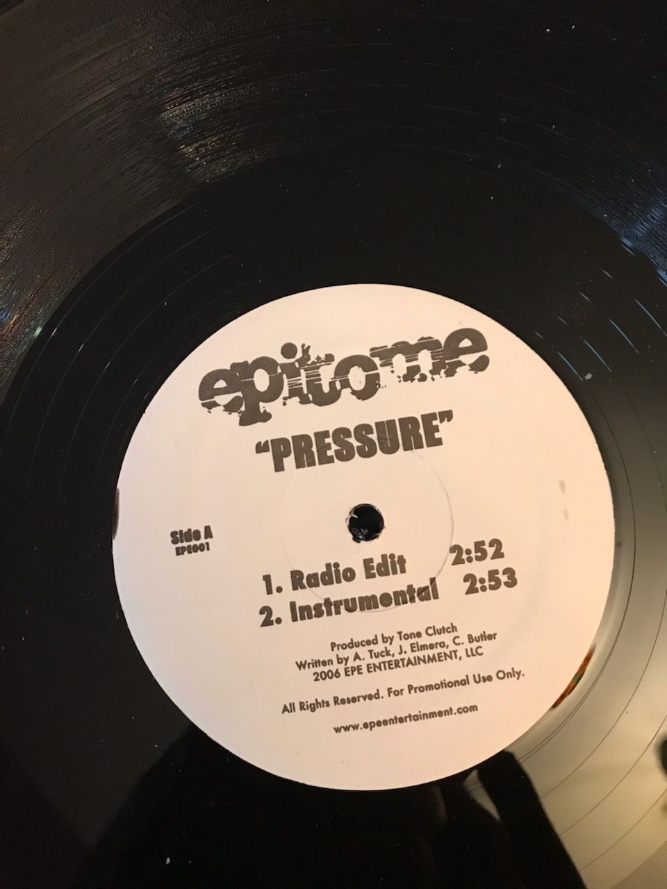 Epitome - Pressure / Run Up On Me,  Epitome - Pressure ... 3