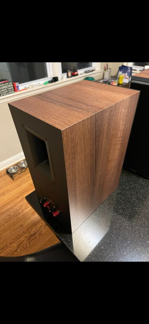 Klipsch RP600M II Walnut Bookshelves!! 12