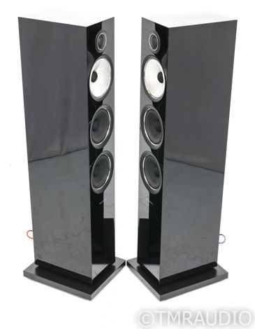 B&W 704 S2 Floorstanding Speakers; Gloss Black Pair; Up...