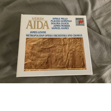 James Levine Sony Classical 3 CD Set Verdi Aida