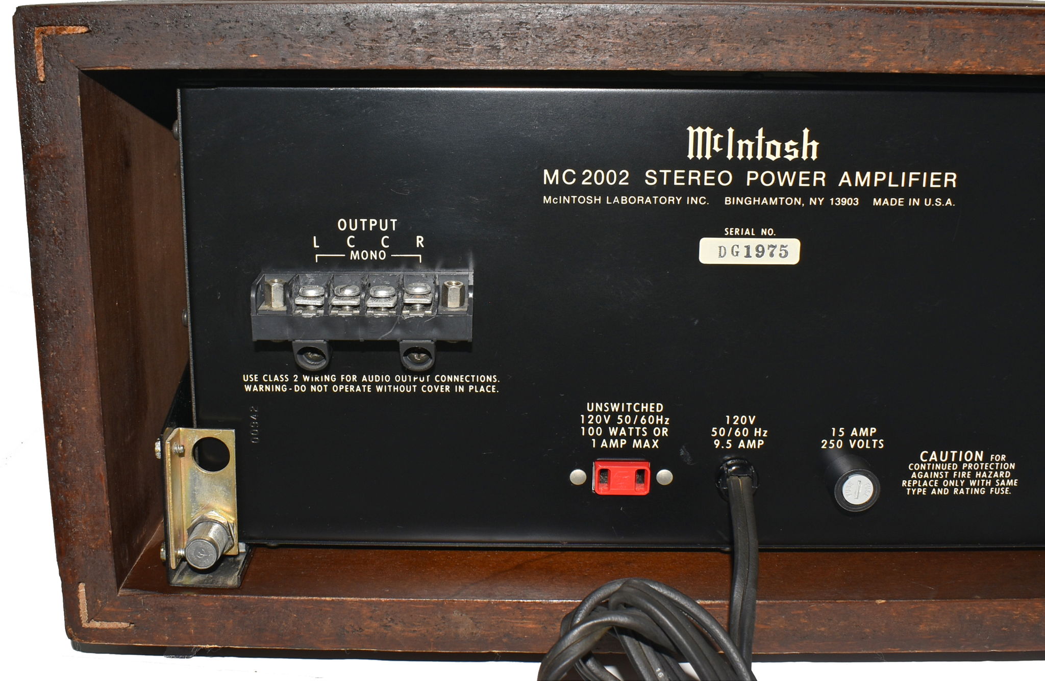 McIntosh MC 2002 2-CH 200wpc @ 8-Ohms Mono/Stereo Power... 14