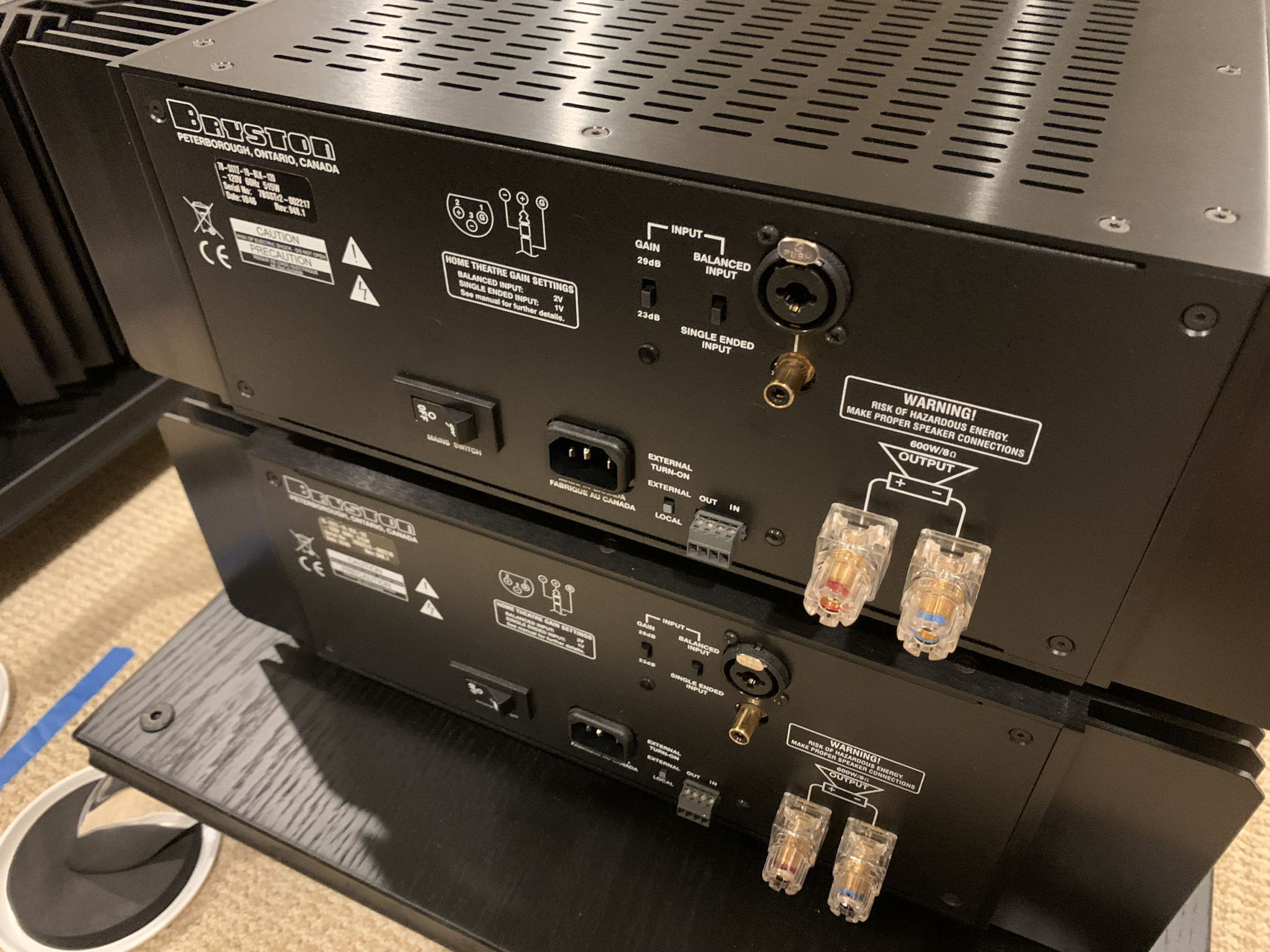 Bryston 7B SST2 Mono Amplifiers 2