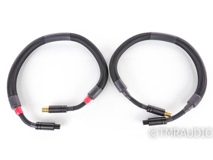 Cable Research Lab Silver Series XLR Cables; 1m Pair Balanced Interconnects; CRL (19461)