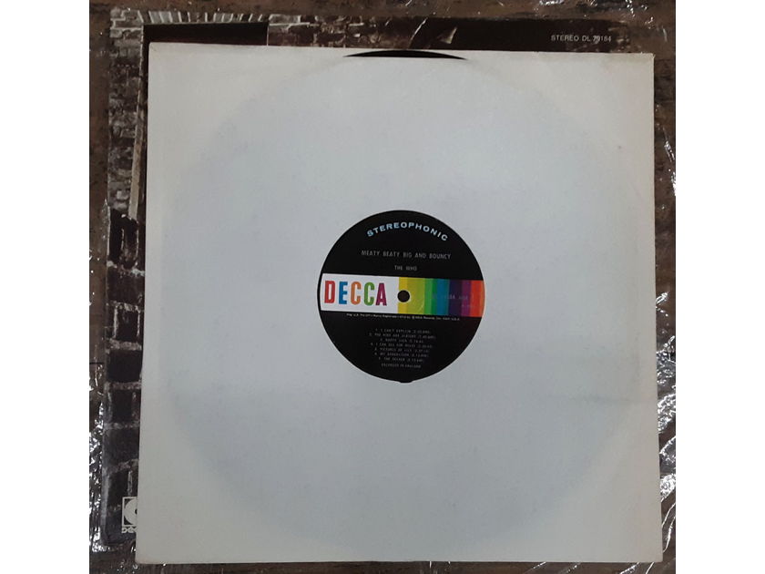 The Who - Meaty Beaty Big And Bouncy EX Original 1971 Vinyl LP Decca DL 79184