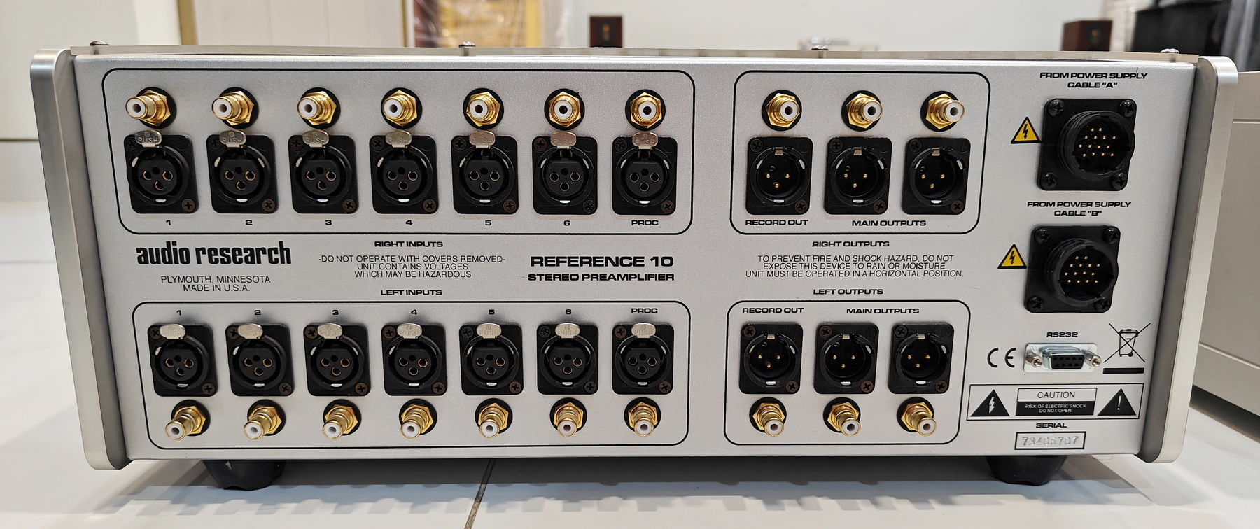 Audio Research Reference 10 line tube preamp . Free shi... 8