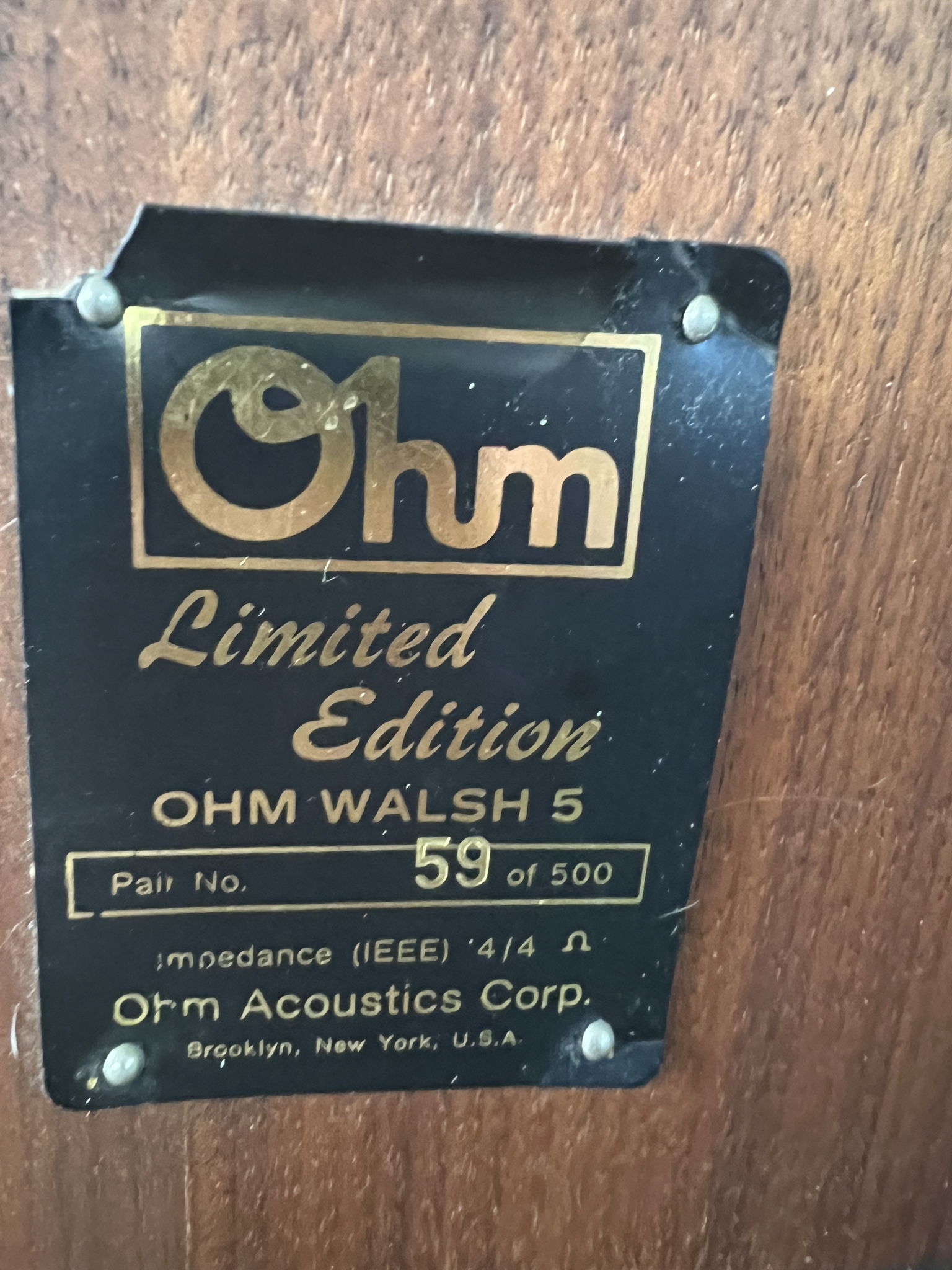 Ohm Acoustics Walsh 5 2