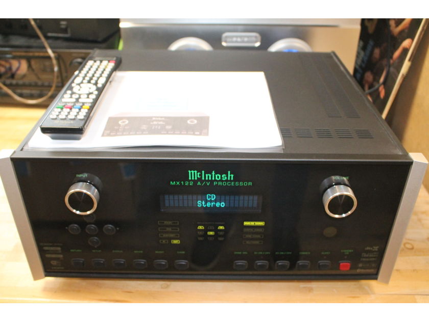 McIntosh MX-122 (MX122) Audio Video Processor - 4K Ultra HD, AirPlay, Bluetooth