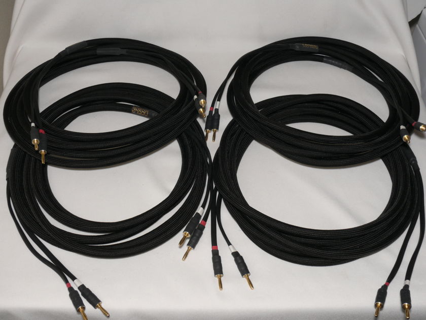 NOBLE SOUNDLAB: 15FT SPEAKER CABLES, 15FT SUBWOOFER CABLE, 5FT INTERCONNECTS - FREE SHIPPING