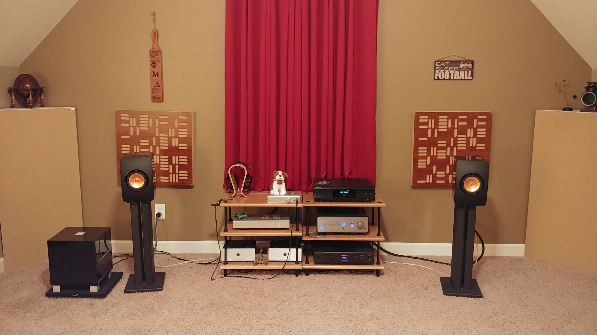 Older system view with the LS50s