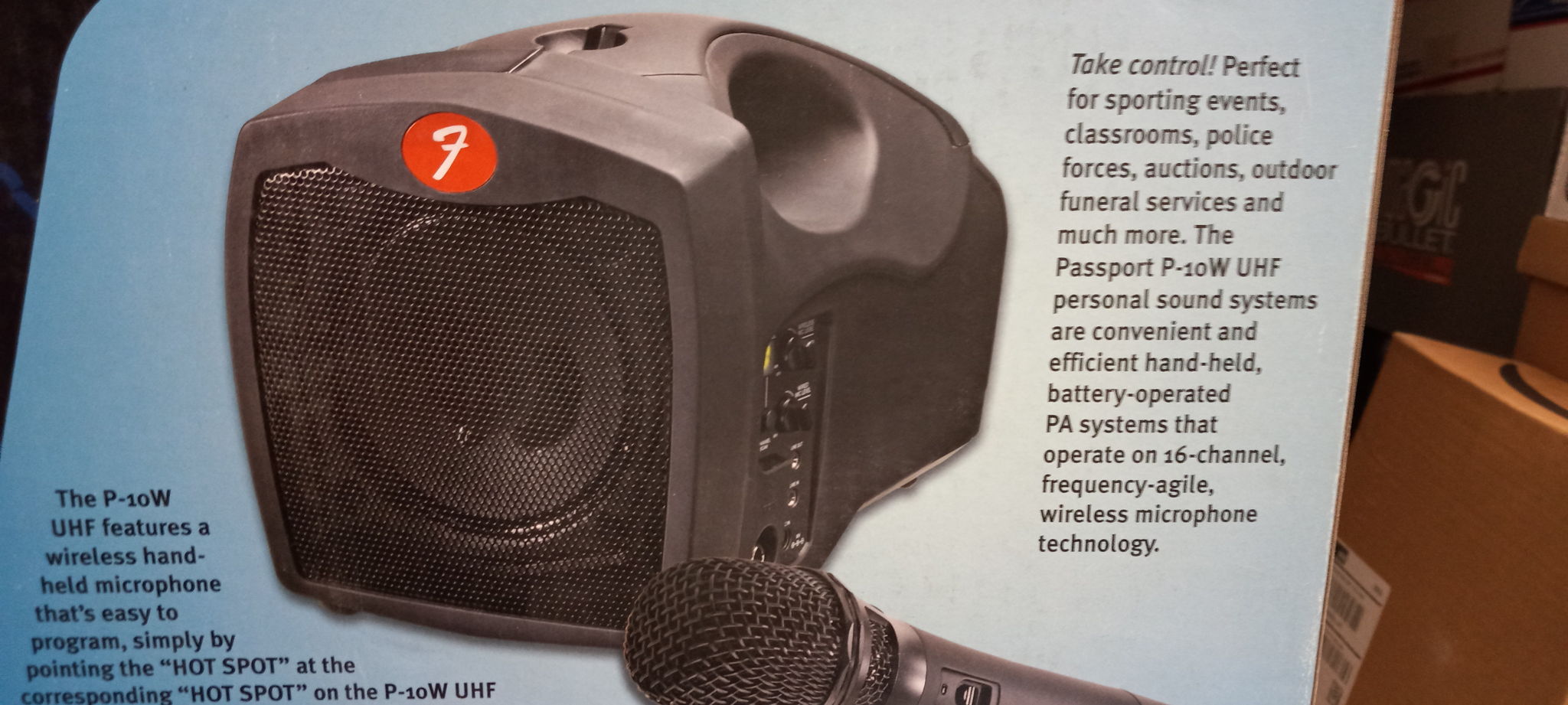 Fender Compact Mini Wireless UHF Portable PA System - P...