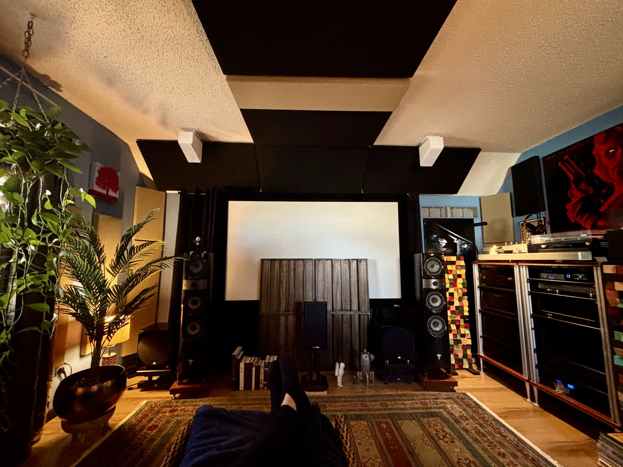 New configuration, media room