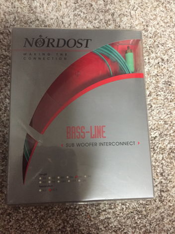 Nordost Bass-Line Sub Woofer Interconnect  RCA 6 Meter...