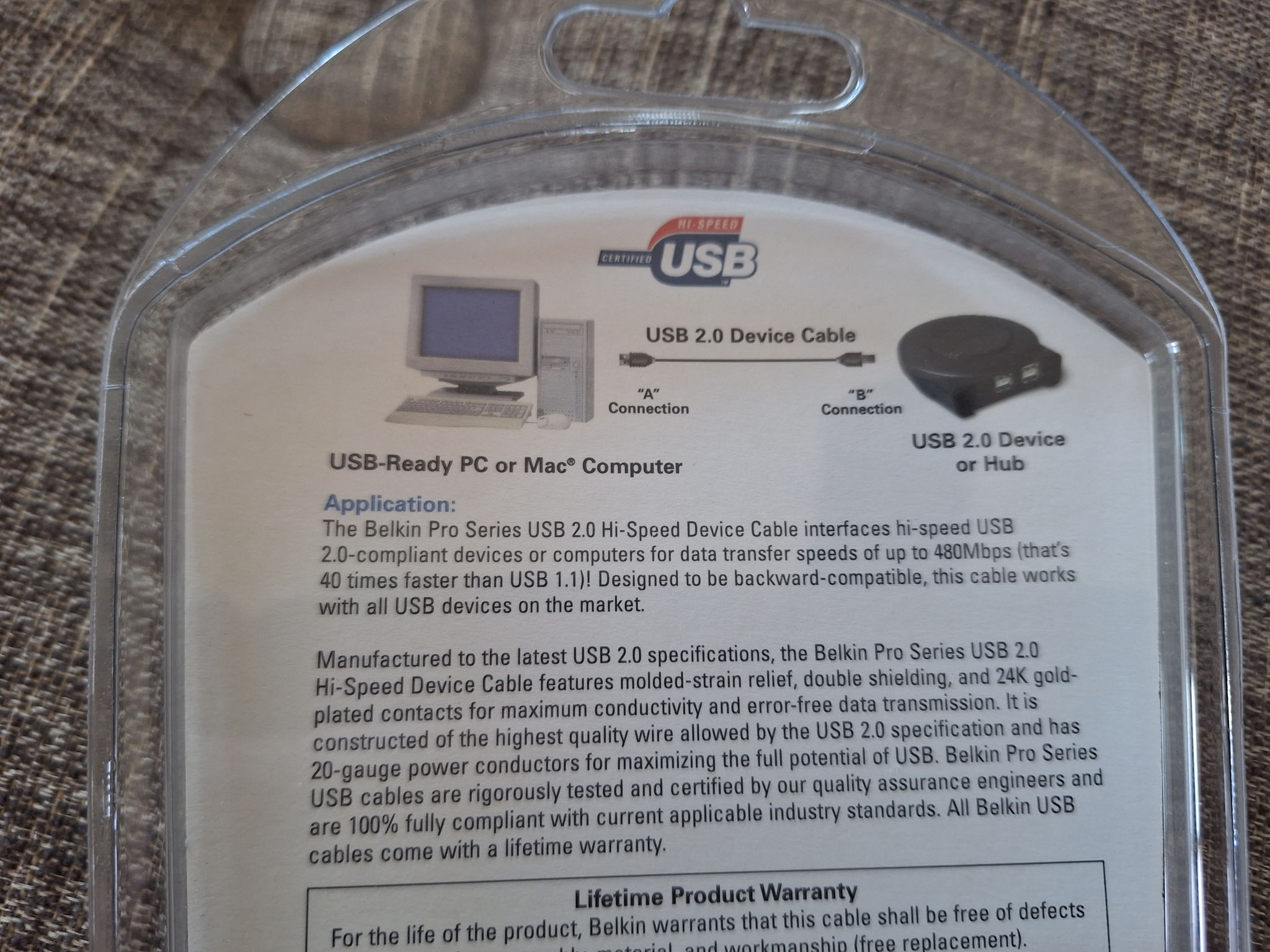 Belkin USB2 APlug/B Plug  Computer  Cables with 20 guag... 5