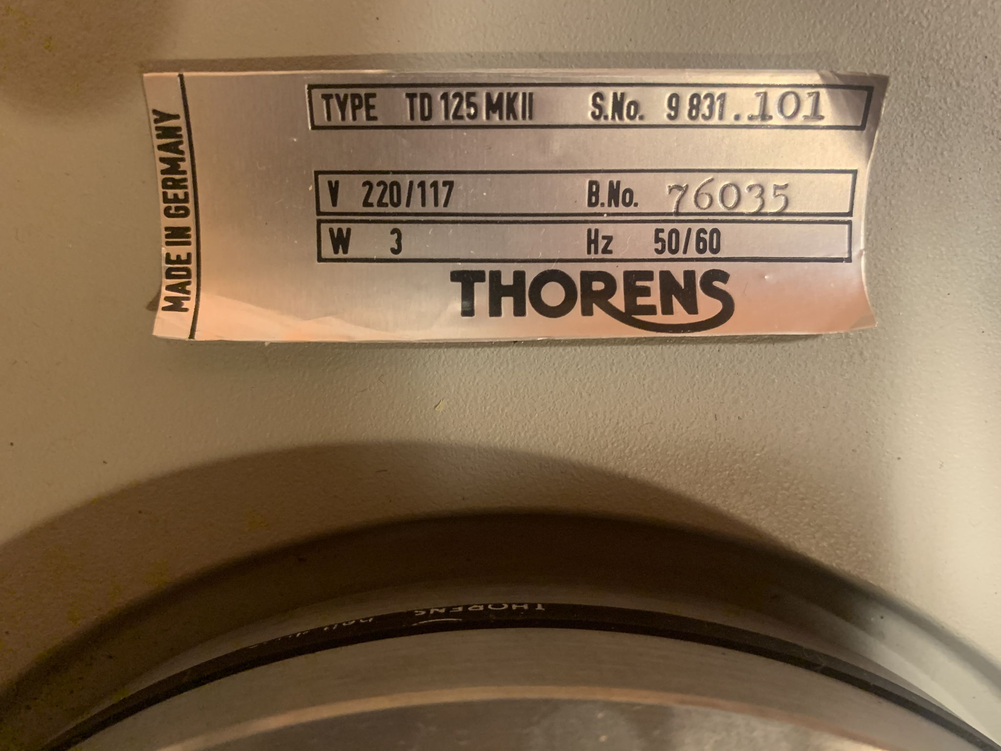 Thorens TD-125 mkII 4