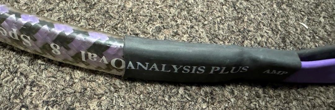 Analysis Plus Inc. Solo Crystal Oval 8 Speaker Cable 2